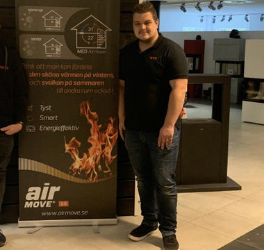 “Airmoves produkter kompletterar våra eldstäder” - Airmove