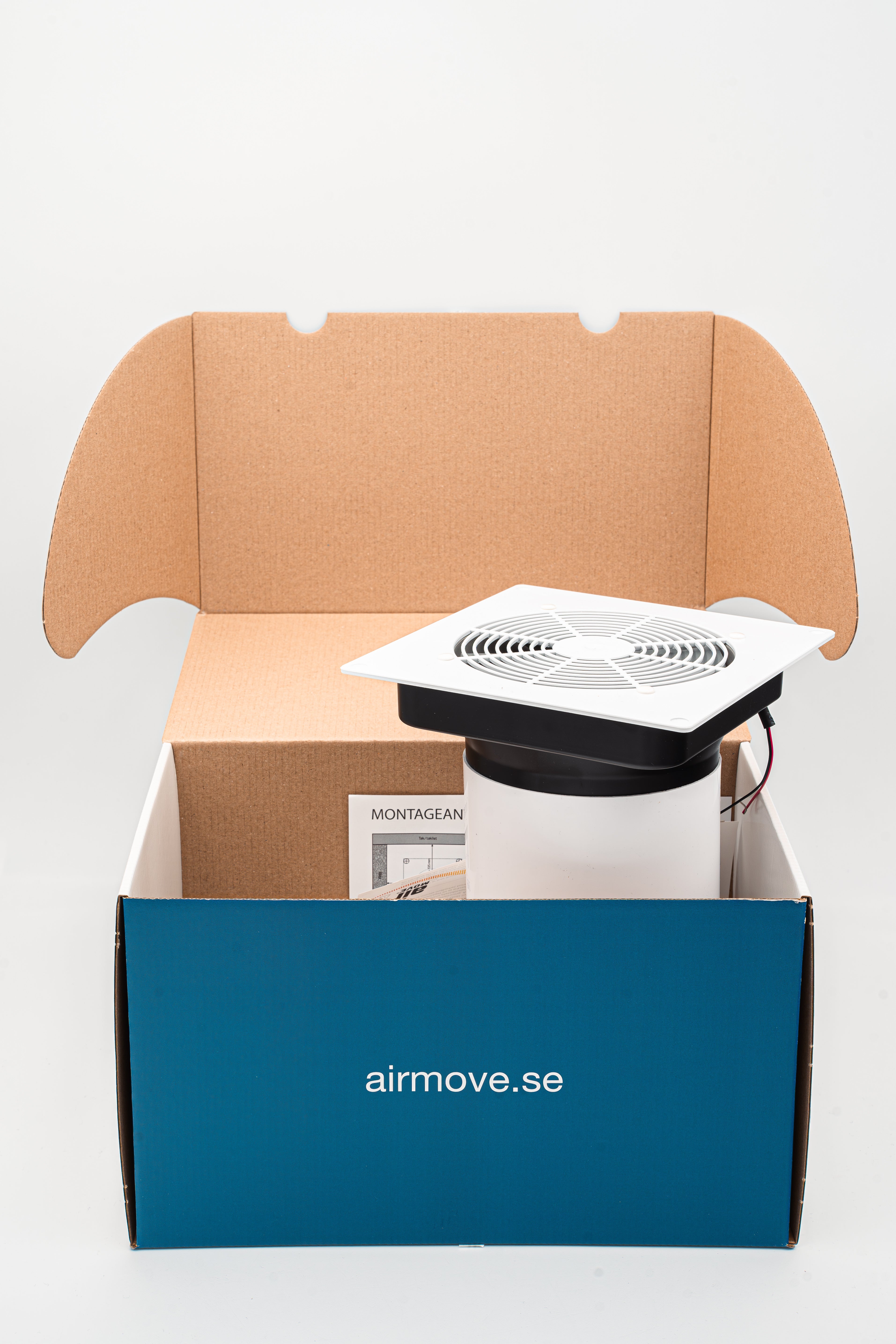 Airmove 1.1 - Värmeförflyttare rum till rum - Airmove