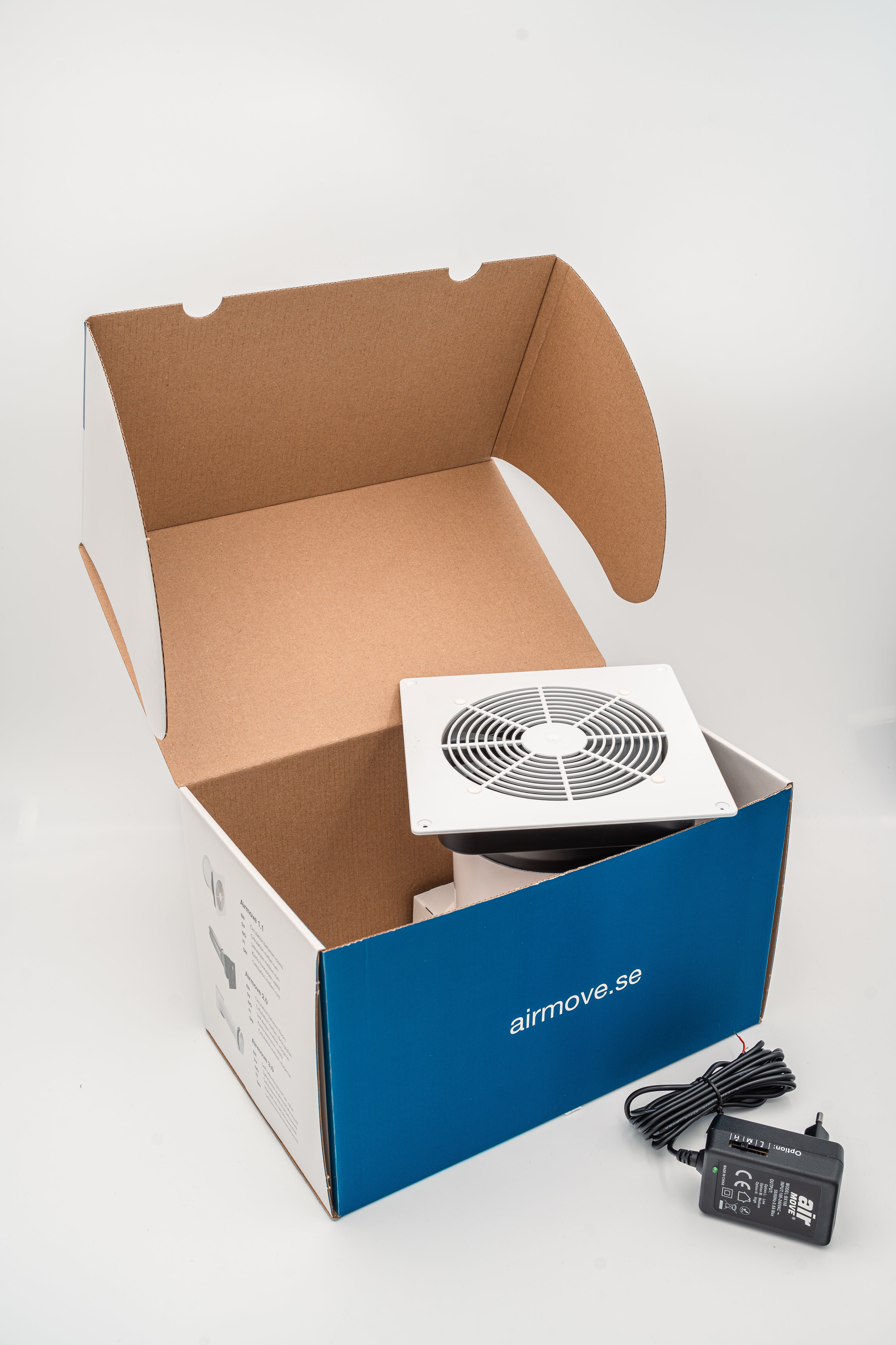 Airmove 1.1 - Värmeförflyttare rum till rum - Airmove
