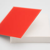 Airmove Flow 100mm Front with Red Glass - Stylish ventilation
