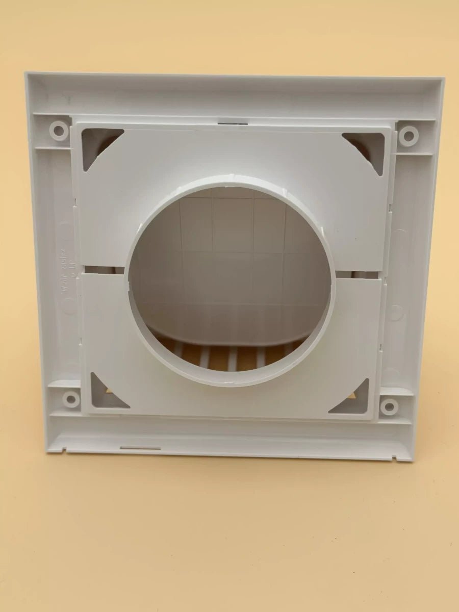 Ytterväggshuv Vit Plast 100mm - Airmove