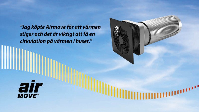 Bättre cirkulation i villan med Airmove - Airmove